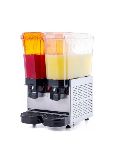 Samıxır Klasik Twin Fıskiyeli Soğuk İçecek Dispenseri Inox