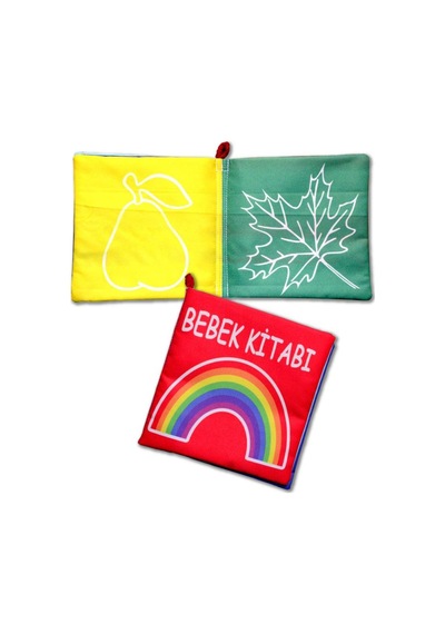 Tox Bebek Renkli Kumaş Sessiz Kitap T061 - Bez Kitap , Eğitici Oyuncak , Yumuşak Ve Hışırtılı