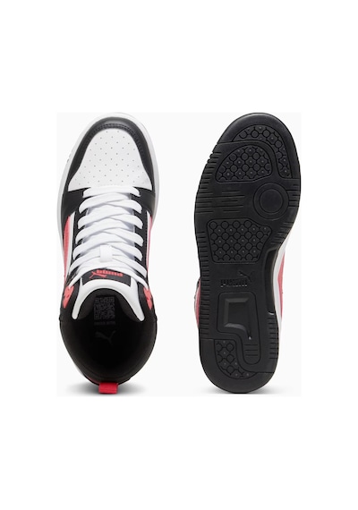 Puma Rebound V6 Mid Günlük Spor Ayakkabı C-pum393831j10p16 Siyah - Beyaz
