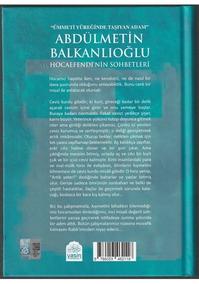Abdülmetin Balkanlıoğlu Hocaefendinin Sohbetleri / Halil Balka...