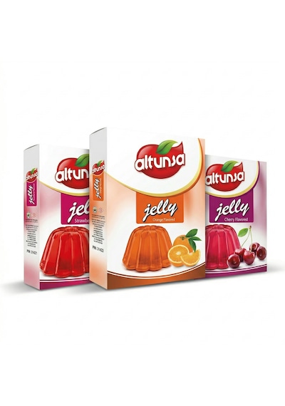 Altunsa Aromalı Jel 3 Lü Set 85 Gr Portakal - Çilek - Kiraz