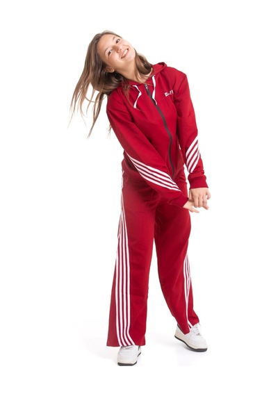 Miniğimin Cicileri Minigimin Cicileri Şeritli Dri Fit Kapşonlu Kız Çocuk 2 Li Eşofman Takımı - Bordo Miniğimin Cicileri Minigimin Cicileri Şeritli Dri Fit Kapşonlu Kız Çocuk 2 Li Eşofman Takımı - Bordo