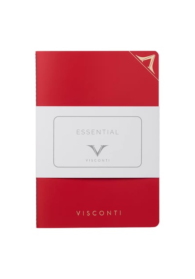Visconti Essential Kırmızı Medium Boy Not Defteri Kq02-red