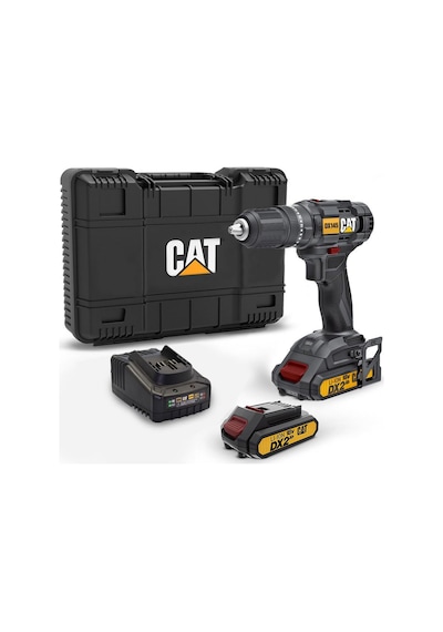 Cat Dx145.1 18volt/2.0ah Li-ion Çift Akülü Profesyonel Şarjlı Matkap