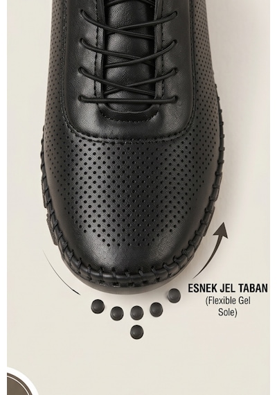 Liarca Flexigel Tam Ortopedik Jel Tabanlı Kadın Siyah Loafer - Ultra Esnek Nefes Alabilir Hafif Günlük ... Liarca Flexigel Tam Ortopedik Jel Tabanlı Kadın Siyah Loafer - Ultra Esnek Nefes Alabilir Hafif Günlük ...