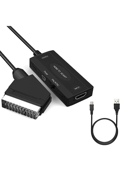Alfais 5226 Hdmi To Scart 1080p Hd Av Video Çevirici Dönüştürücü Adaptör