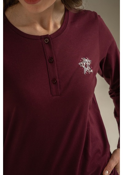 Arnetta Kadın Shine Bright Little Star Mor Uzun Kol Pijama Takım Ar3775-s-v1 Ar3775-s-v1