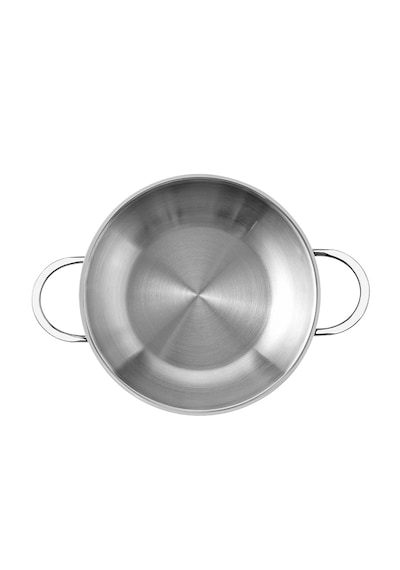 Nehir Silver 4 Parça Paslanmaz Çelik Güveç Tipi Sahan Seti 18-20 Cm Gri