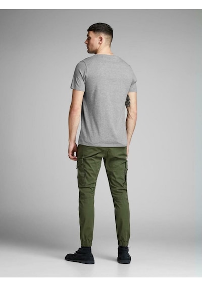 Jack & Jones Jack Jones Logo Crew Neck Noos Erkek Tişört 12137126 Gri