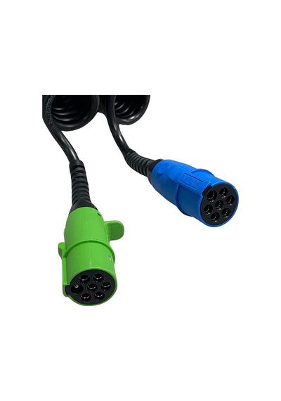 Tır Dorse Elektrik Kablosu 7'li X 2 3'lü Adaptör 15 Bağlantılı 4.5 Mt Pls