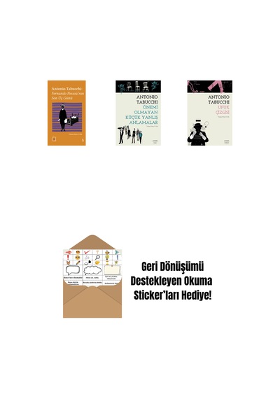 Everest Açıkhava 34 - Fernando Pessoa Nın Son Üç Günü + Önemi Olmayan Küçük Yanlış Anlamalar + Ufuk Çizgisi + Okuma Sticker'ları