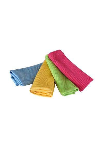 Spark Mikrofiber Cam Bezi 6 Adet Çok Renkli 40 x 40 CM