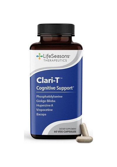 Clari - T / 5 İn 1 60 Kapsül. Phosp., Ginkgo Biloba , Huperzine A, Vinpocetine &. Bacopa