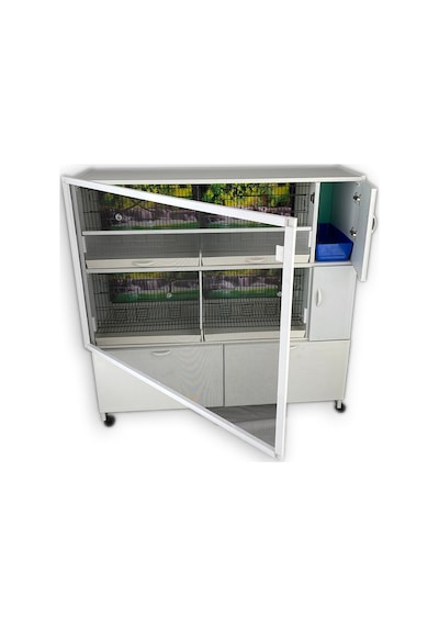 İstanbul Kafes Model M52d Pvc Kuş Dolabı