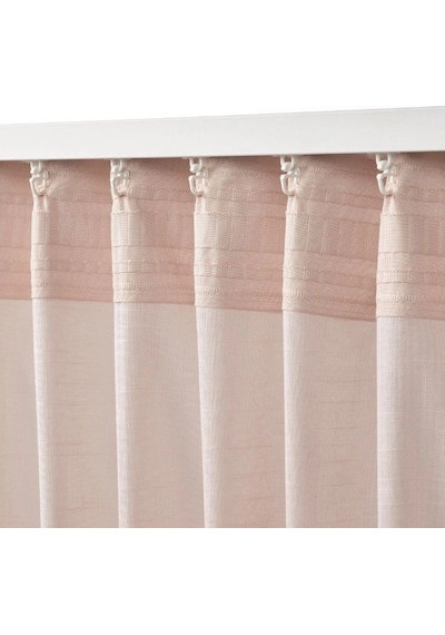 Ikea Sılverlönn Fon Perde 145x300 Cm Açık Pembe