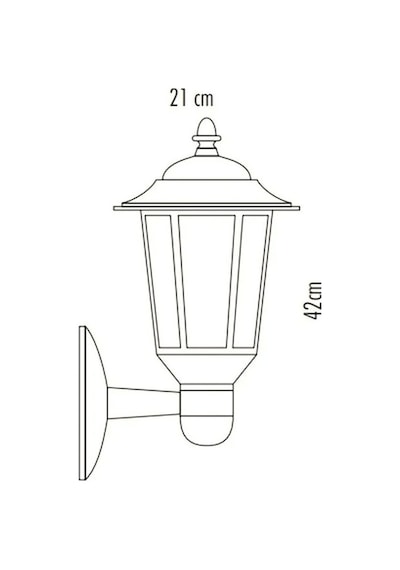 Cata Ct-7110 Parma Bahçe Armatürü Siyah