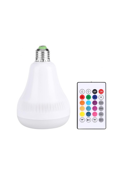 Buradabuldun Kumandalı Bluetooth Hoparlör Ampul Ld-37 Çok Renkli