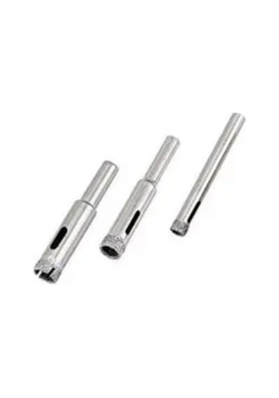 Elmas Kaplı Cam, Fayans Delme Ucu, 3'lü Set 6, 8, 10 Mm