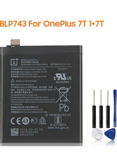Senalstore Oneplus 7t / 1+7t Batarya Pil Blp743