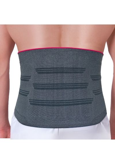 Orthocare 2910 Lumbocare Comfort Çelik Balenli Lumbosakral Bel Korsesi Kırmızı - Siyah