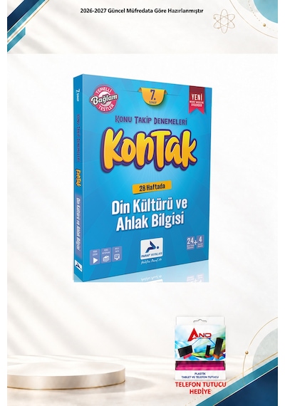 2026-2027 Paraf Yayınları 7. Sınıf Kontak Din Kültürü Konu Takip Denemeleri