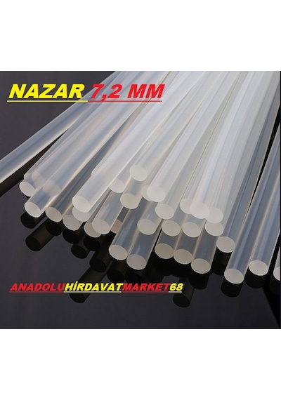Nazar İnce Mum Silikon 7.2mm İnce Çubuk Silikon 30cm 1kg