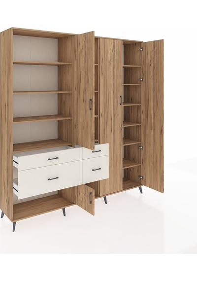 Hyperion Dolap 14 Raflı 4 Çekmeceli 4 Kapaklı 220x44x243 Çam-çam/aytaşı Atlas Çam/aytası Hyperion Dolap 14 Raflı 4 Çekmeceli 4 Kapaklı 220x44x243 Çam-çam/aytaşı Atlas Çam/aytası