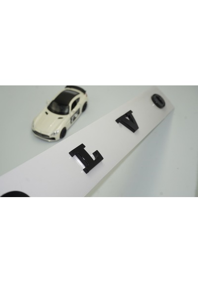Dk Volvo Yeni Nesil Bagaj Kapağı Siyah 3m 3d Yazı Logo Amblem