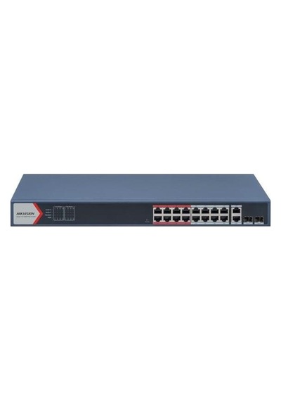 Hıkvısıon 16port 230w Full Poe Ds-3e1318p-eı 10/100 2x Sfp Yönetilebilir Switch