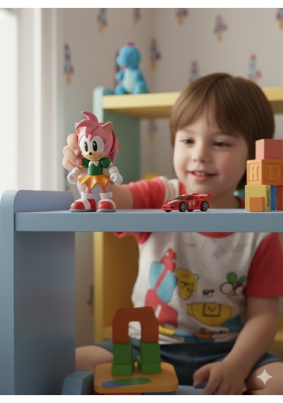 6 Cm Sonic Amy Aksiyon Figürü Mini Koleksiyon Oyuncak Modeli