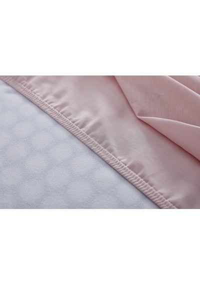 Doqu Home Colourful Fitted Çarşaf Tek Kişilik - Pudra