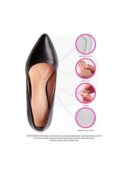 Stiletto İçi Kaydırmaz Yapışkanlı Jel Tabanlık