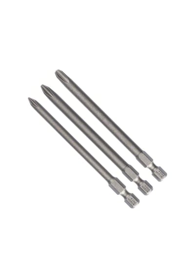 3 Parça.-set Ekstra Sert Tornavida Ucu Phillips Vidalar- Uzunluk 89 Mm