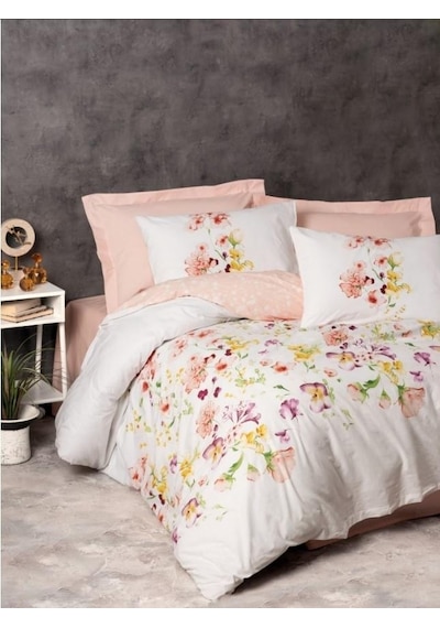 Cotton Box Modeline Tek Kişilik Nevresim Takımı Emma Somon