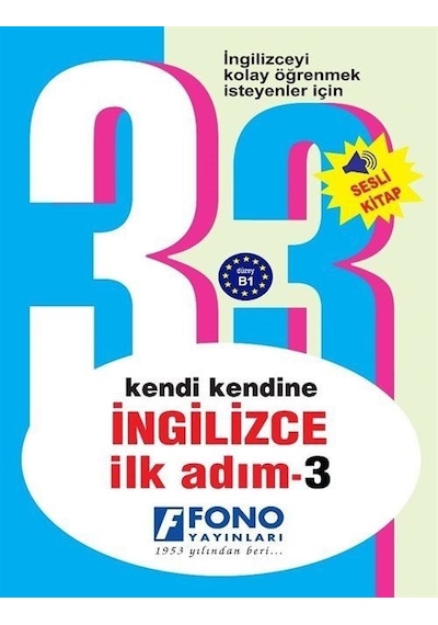 Kendi Kendine İngilizce İlk Adım - 3 Sesli Kitap - Deniz Meriç - Fono Yayınları