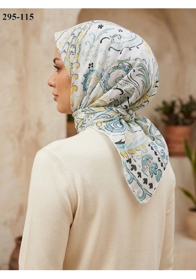 Zer Scarf Zer Scarfs Dijital Soft Pamuk Eşarp 295-115 Çok Renkli