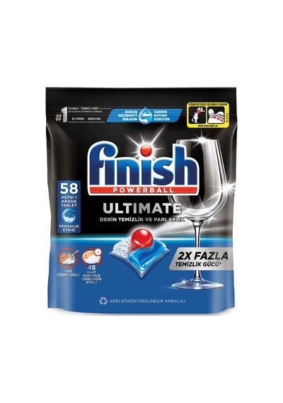 Ultimate 85 Kapsül Bulaşık Makinesi Deterjanı Tableti 1 X 85 Kapsül 2 Paketi