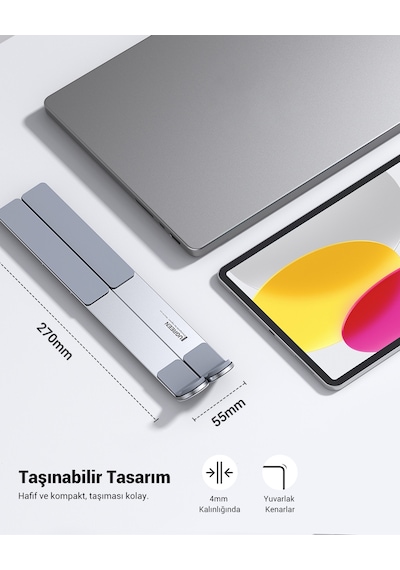 Ugreen Ayarlanabilir Katlanabilir Masaüstü Notebook Standı, 40289