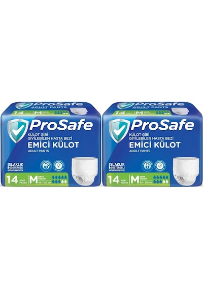 Prosafe Yetişkin Emici Külot 80 - 120 Cm M Medium 28 Li