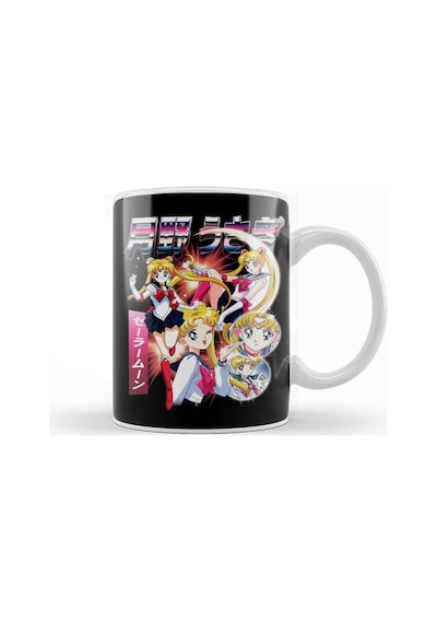 Usagi Tsukino Sailor Moon Kupa Bardak Porselen Karışık