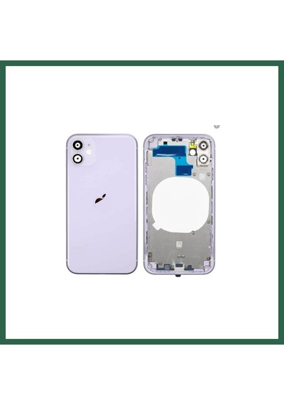 Vıntessy Iphone 11 Uyumlu Boş Kasa + Kapak Mor Bzs01