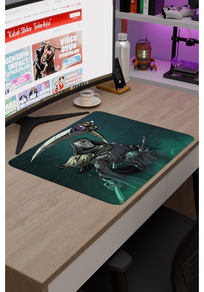 Hades Kaymaz Dikişli Kauçuk Oyuncu Mousepad V5 - 48x40 Xl Gaming Mouse Pad Fare Altlığı
