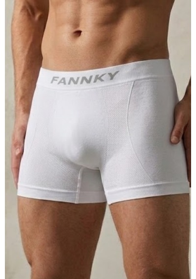 Womanandkids Night Beyaz Erkek Casual Comfort Günlük 2 Li Boxer