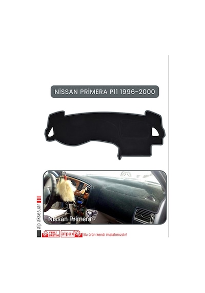 Nissan Primera P11 1996-2000torpido Koruma Halısı Gri Kenar