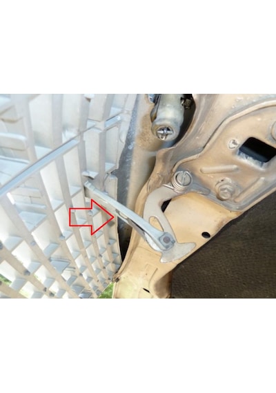 Mercedes W123 W201 Kaput Açma Mandal Kolu