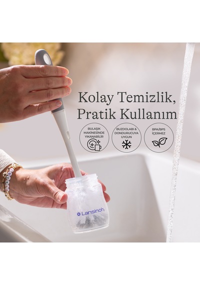 Lansınoh Yenidoğan Biberon Seti 60 Ml Xs Akış + 160 Ml S Akış