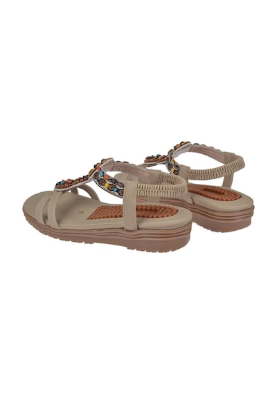 Guja Masaj Tabanlı Comfort Kadın Sandalet Gj-1202 Bej-bej Bej
