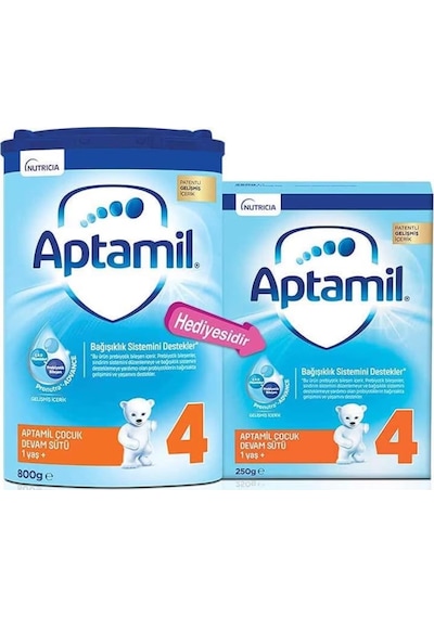 Nutrıcıa Aptamil 4 Devam Sütü 800 G+250 G 2 Adet