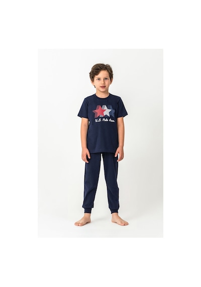 U.S. Polo Assn. U.s. Polo Assn. Erkek Çocuk Lacivert Pijama Takım Us2441-c-v1