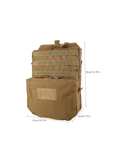 Taktikal Tk1003 Molle Suluk Yelek Eklenti Çantası Camo Haki